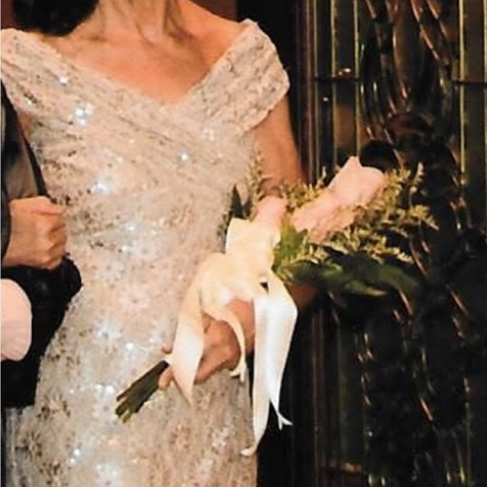 Alex Evenings Women's Lace Sequin Dress - Gold